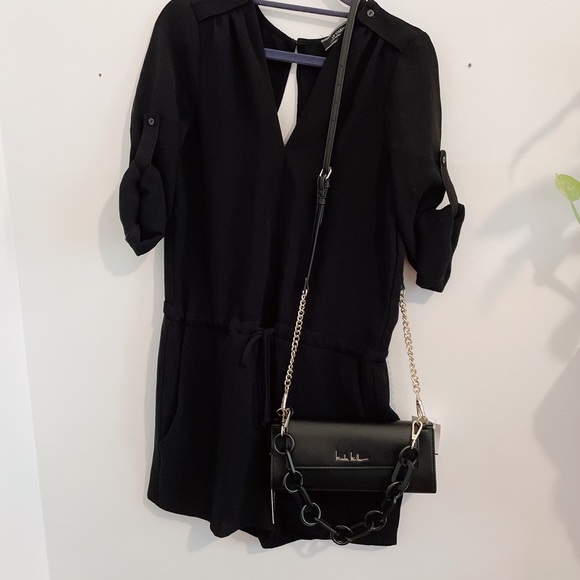 Long-sleeve romper black - Picture 5 of 5